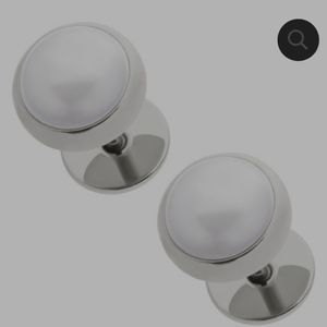 Comfy earrings flat back studs pearl